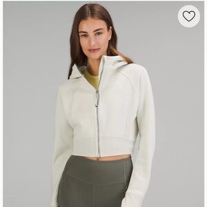 Lululemon Full-Zipped Cropped Scuba Hoodie